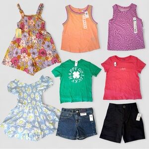 NWT Girls Size 6–7 Clothes Bundle Lot | Old Navy, Xersion, Thereabouts